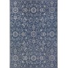 Couristan Monte Carlo Summer Vines Navy-Ivory Runner Rug 2'3" x 11'9"