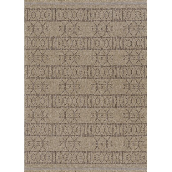 Couristan Naturalistic Adobe Natural-Brown Rug 5'3" x 7'6"