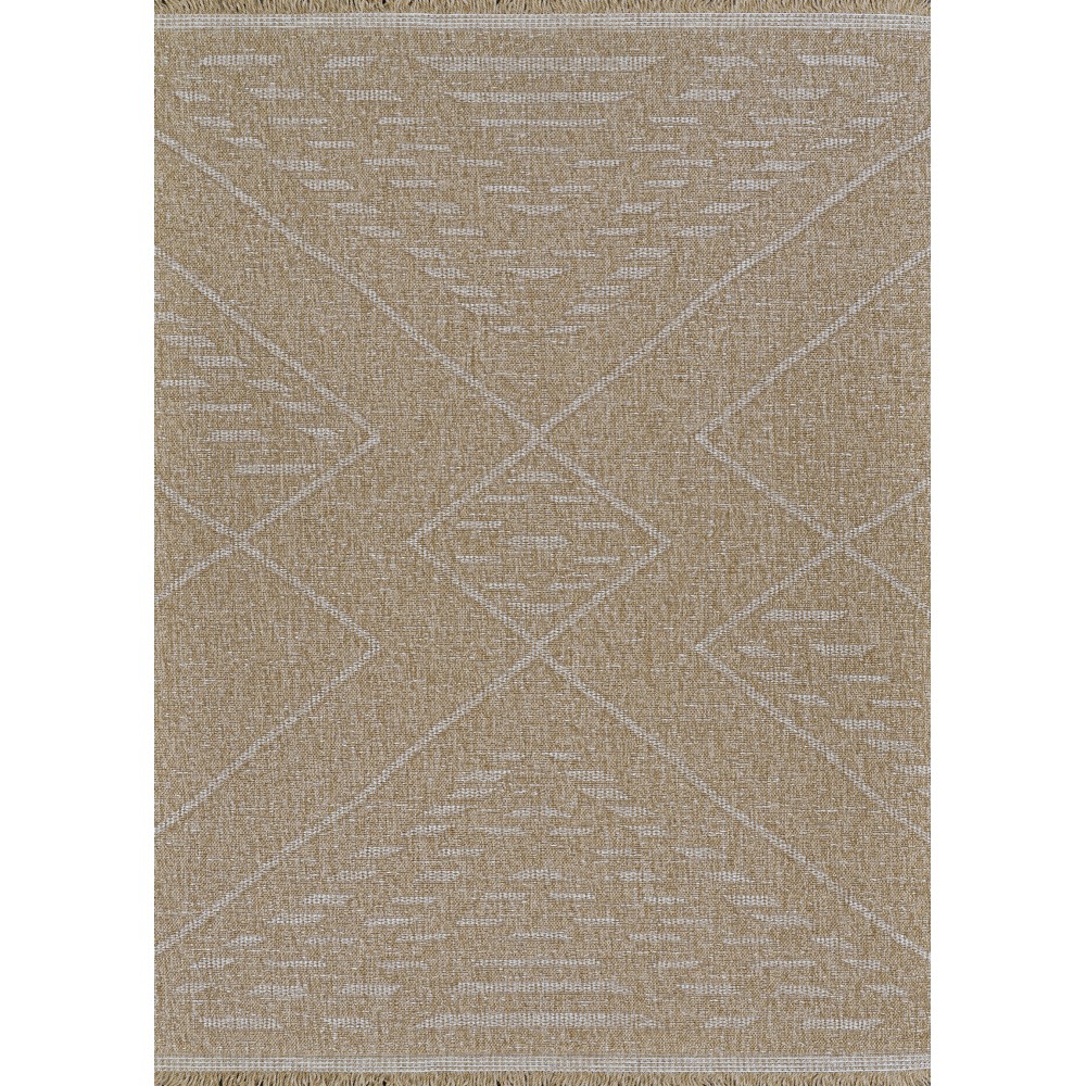 Couristan Naturalistic Rattan Natural-Cream Rug 5'3" x 7'6"