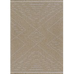 Couristan Naturalistic Rattan Natural-Cream Round Rug 5'3 x 5'3"