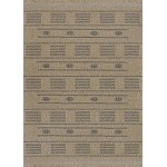 Couristan Naturalistic Sonoran Natural-Charcoal Rug 5'3" x 7'6"