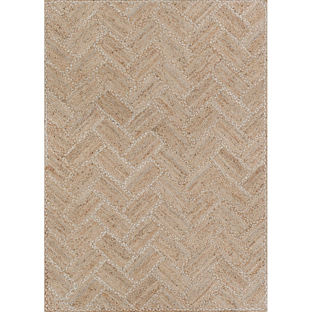 Couristan Nature's Elements Garden Path Natural-Ivory Rug 4' x 6'