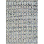 Couristan Nature's Elements Nautical Ripples Wheat-Denim Rug 3' x 5'