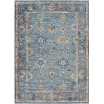 Couristan Nostalgia Antique Oushak Denim Rug 5\'3" x 7\'6"