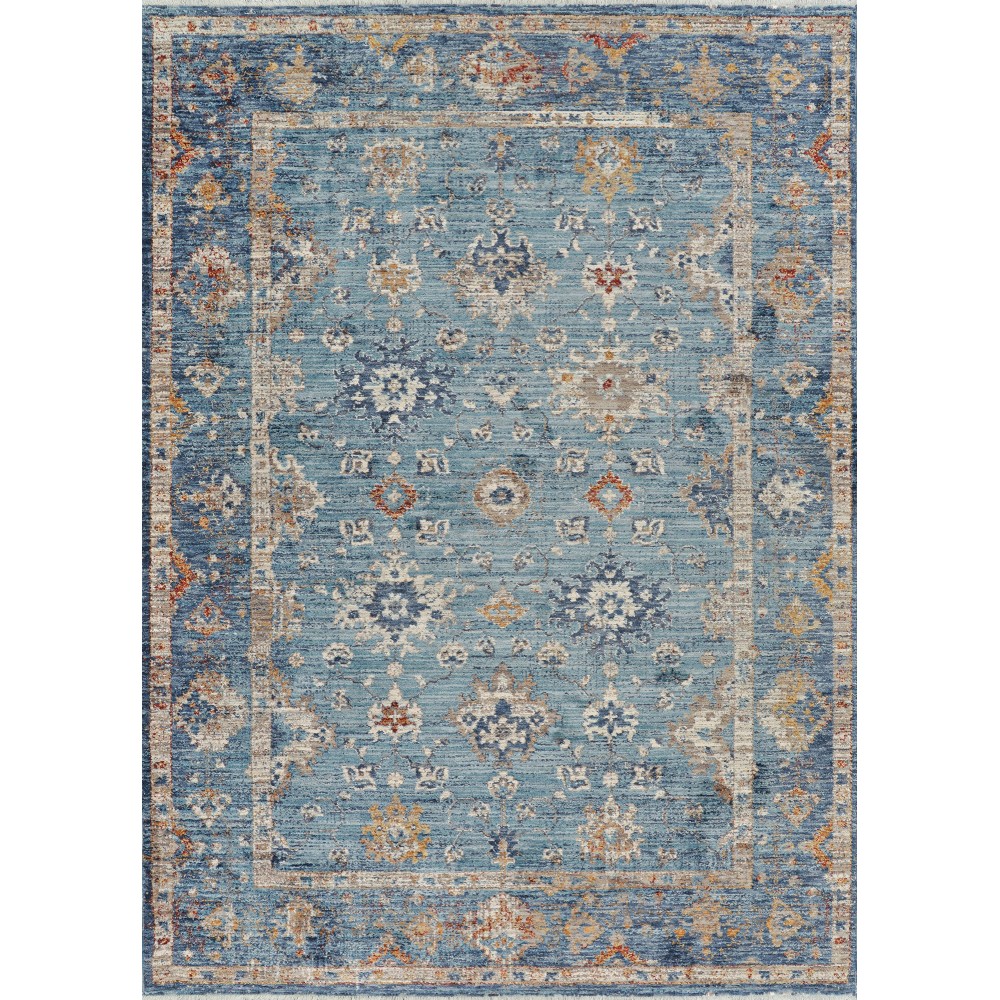 Couristan Nostalgia Antique Oushak Denim Rug 5'3" x 7'6"