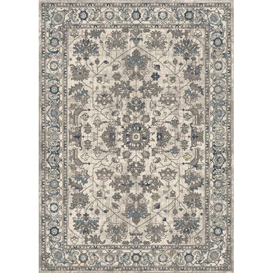 Couristan Nostalgia Garden Palace Antique Cream Rug 5'3" x 7'6"