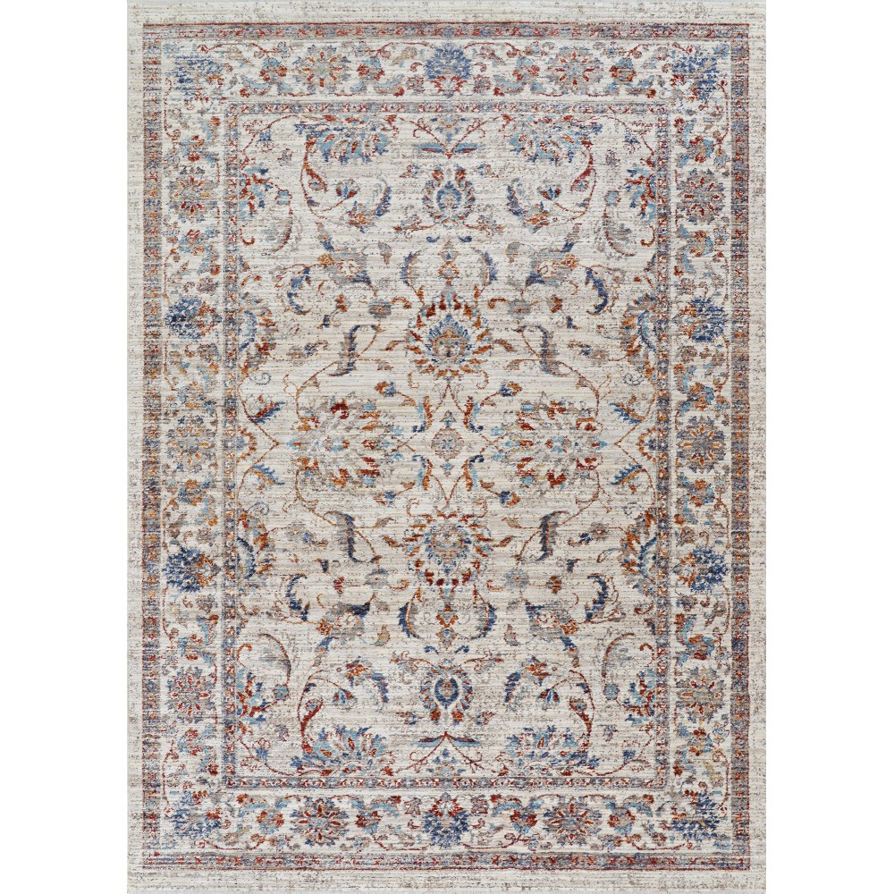 Couristan Nostalgia Persian Tabriz Antique Cream Rug 5'3" x 7'6"