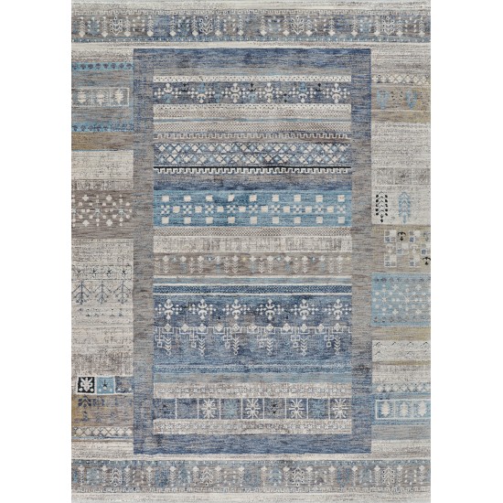 Couristan Nostalgia Serapi Denim Tawny Rug 5'3" x 7'6"