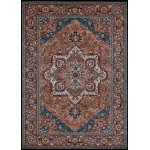 Couristan Old World Classic Antique Mashad Burnished Clay Rug 5'3" x 7'6"