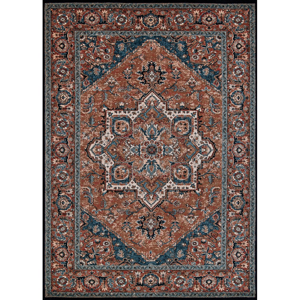 Couristan Old World Classic Antique Mashad Burnished Clay Rug 6'6" x 9'10"