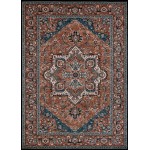 Couristan Old World Classic Antique Mashad Burnished Clay Rug 9\'10" x 13\'9"