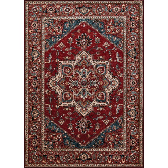 Couristan Old World Classic Antique Mashad Antique Red Runner Rug 2'2" x 8'11"