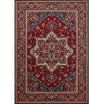 Couristan Old World Classic Antique Mashad Antique Red Rug 4'6" x 6'6"
