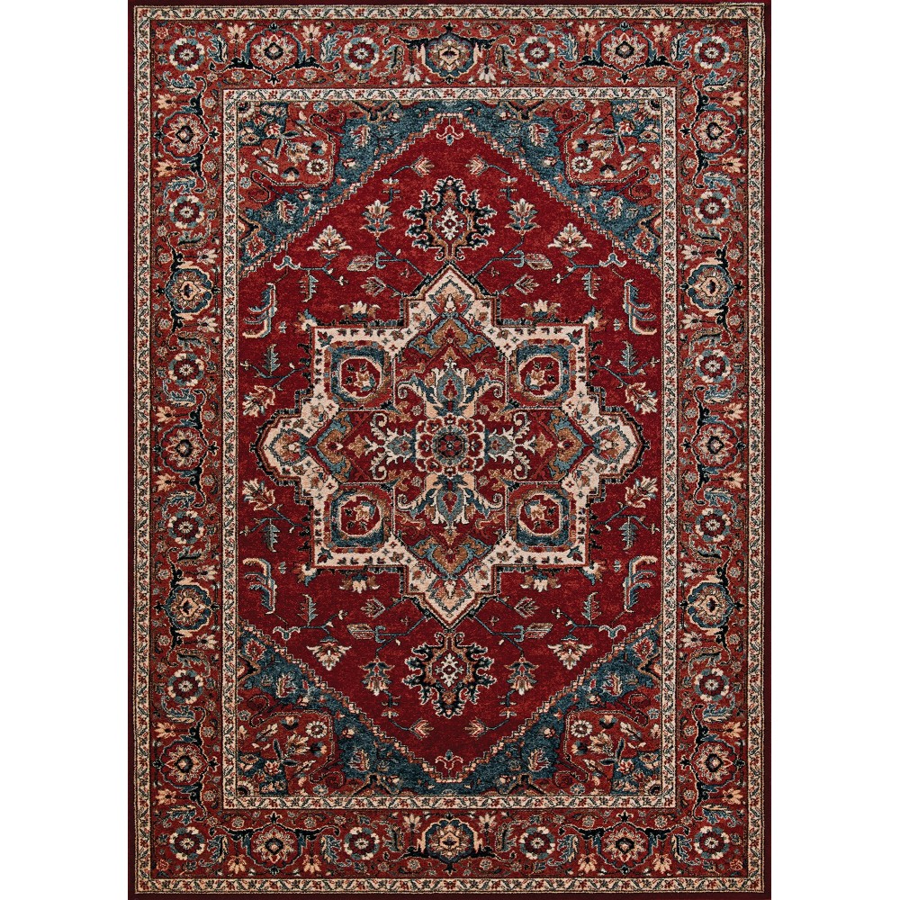 Couristan Old World Classic Antique Mashad Antique Red Rug 6'6" x 9'10"