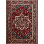 Couristan Old World Classic Antique Mashad Antique Red Rug 6'6" x 9'10"