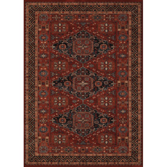 Couristan Old World Classic Kashkai Burgundy Rug 2'2" x 8'11"