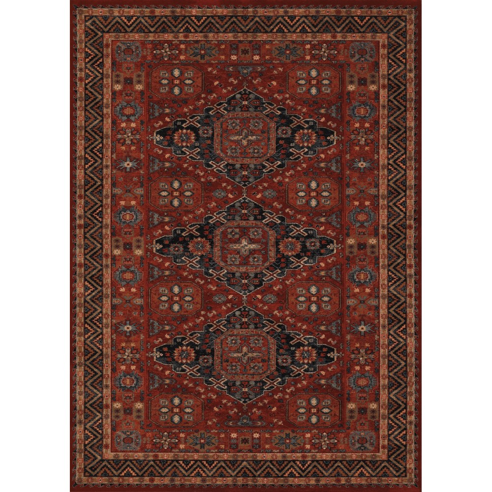 Couristan Old World Classic Kashkai Burgundy Rug 4'6" x 6'6"