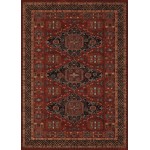 Couristan Old World Classic Kashkai Burgundy Rug 4'6" x 6'6"