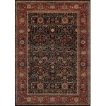 Couristan Old World Classic Joshagan Navy-Rust Rug 2'2" x 8'11"