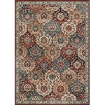 Couristan Old World Classic Royal Baktiari Antique Red Rug 5'3" x 7'6"