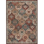 Couristan Old World Classic Royal Baktiari Antique Red Rug 6'6" x 9'10"
