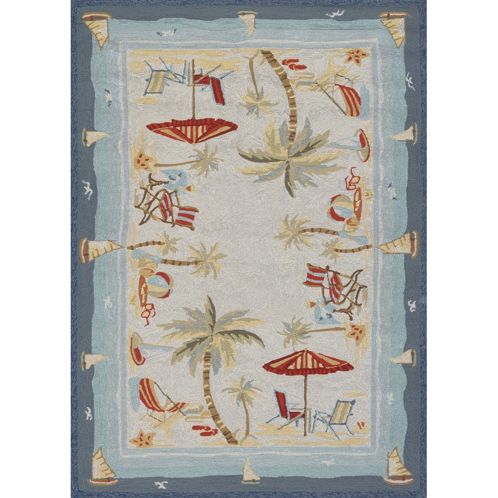 Couristan Outdoor Escape Pacific Heights Ocean Rug 2' x 4'