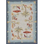 Couristan Outdoor Escape Pacific Heights Ocean Rug 2' x 4'