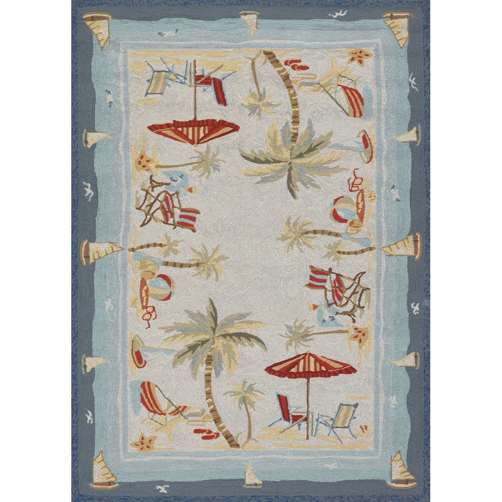 Couristan Outdoor Escape Pacific Heights Ocean Rug 8' x 11'