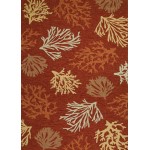 Couristan Outdoor Escape Sea Reef Terra Cotta Rug 2' x 4'