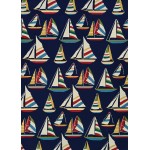 Couristan Outdoor Escape Yachting Navy Rug 3\'6" x 5\'6"