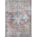 Couristan Pasha Antique Kashan Rust Rug 5' x 8'