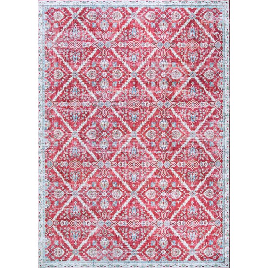 Couristan Pasha Arcadia Garnet Rug 5' x 8'