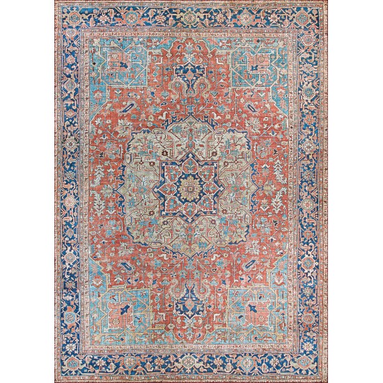 Couristan Pasha Heriz Ruby Runner Rug 2' x 8'