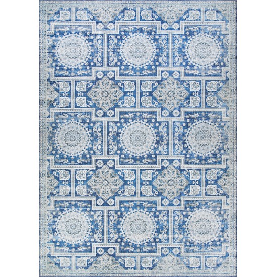 Couristan Pasha Sari Sapphire Runner Rug 2' x 8'