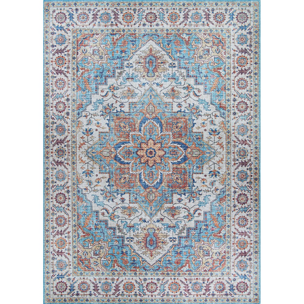 Couristan Pasha Sarouk Navy Rug 5' x 8'