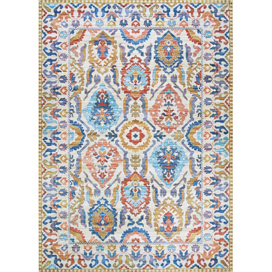 Couristan Pasha Tribal Ivory Runner Rug 2' x 8'