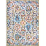 Couristan Pasha Tribal Ivory Runner Rug 2' x 8'