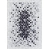 Couristan Prairie Hygee Blocks Coal-Ice Caps Rug 7'6" x 10'