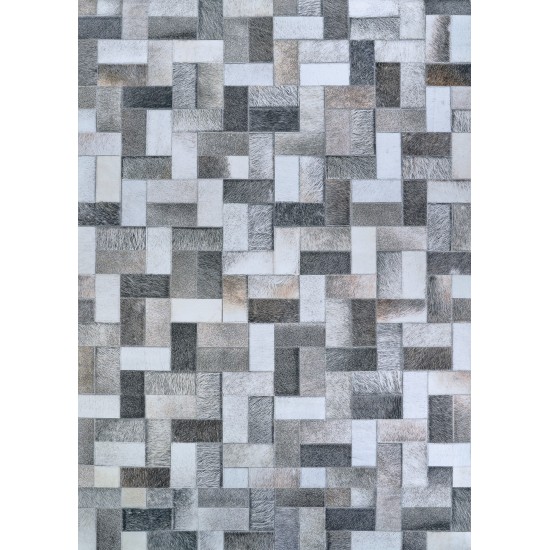 Couristan Prairie Nordic Grey-Brown-No Foil Rug 2' x 3'7"