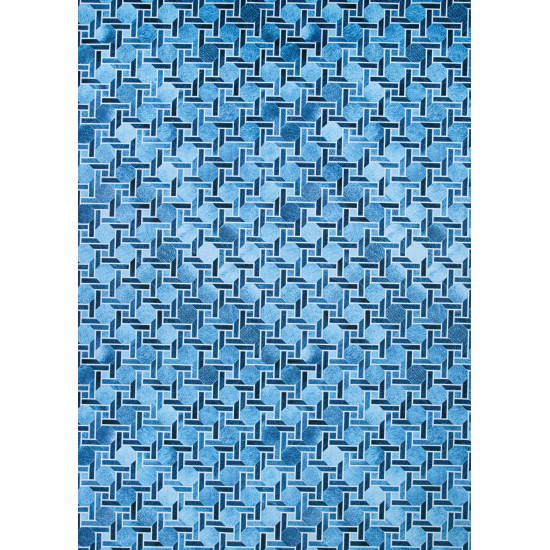 Couristan Prairie Solstice Marine Blue Rug 2' x 3'7"