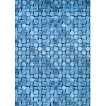 Couristan Prairie Solstice Marine Blue Runner Rug 2\'3" x 7\'10"
