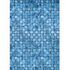 Couristan Prairie Solstice Marine Blue Runner Rug 2'3" x 7'10"