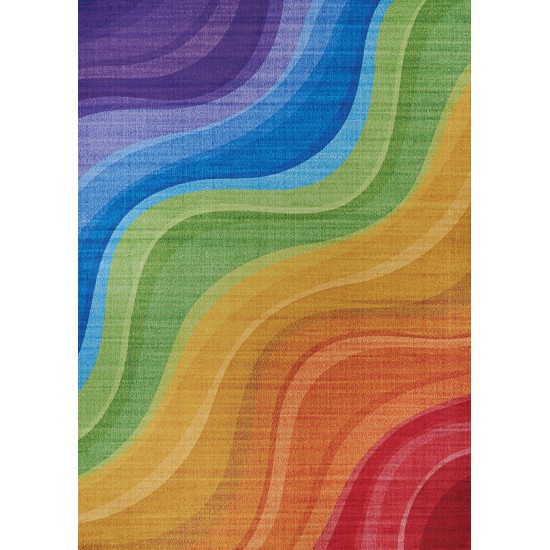 Couristan Rainbow Candiland Multi Rug 2' x 8'