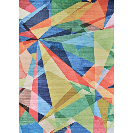 Couristan Rainbow Retro Multi Rug 2' x 8'