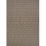 Couristan Recife Cabana Tile Driftwood-Black Rug 5'3" x 7'6"