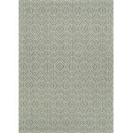 Couristan Recife Cabana Tile Sage Leaf-Ivory Rug 5'3" x 7'6"