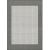 Couristan Recife Checkered Field Grey-White Square Rug 8'6" x 8'6"