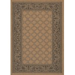 Couristan Recife Garden Lattice Cocoa-Black Rug 2' x 3'7"