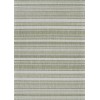 Couristan Recife Gazebo Stripe Sage Leaf-Ivory Runner Rug 2'3" x 7'10"