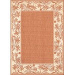 Couristan Recife Island Retreat Terra Cotta-Natural Runner Rug 2'3" x 7'10"